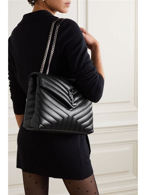 loulou quilted leather shoulder bags|loulou medium in quilted leather.